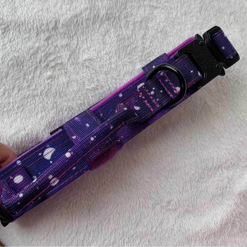 Dog Collar With Velcro tags